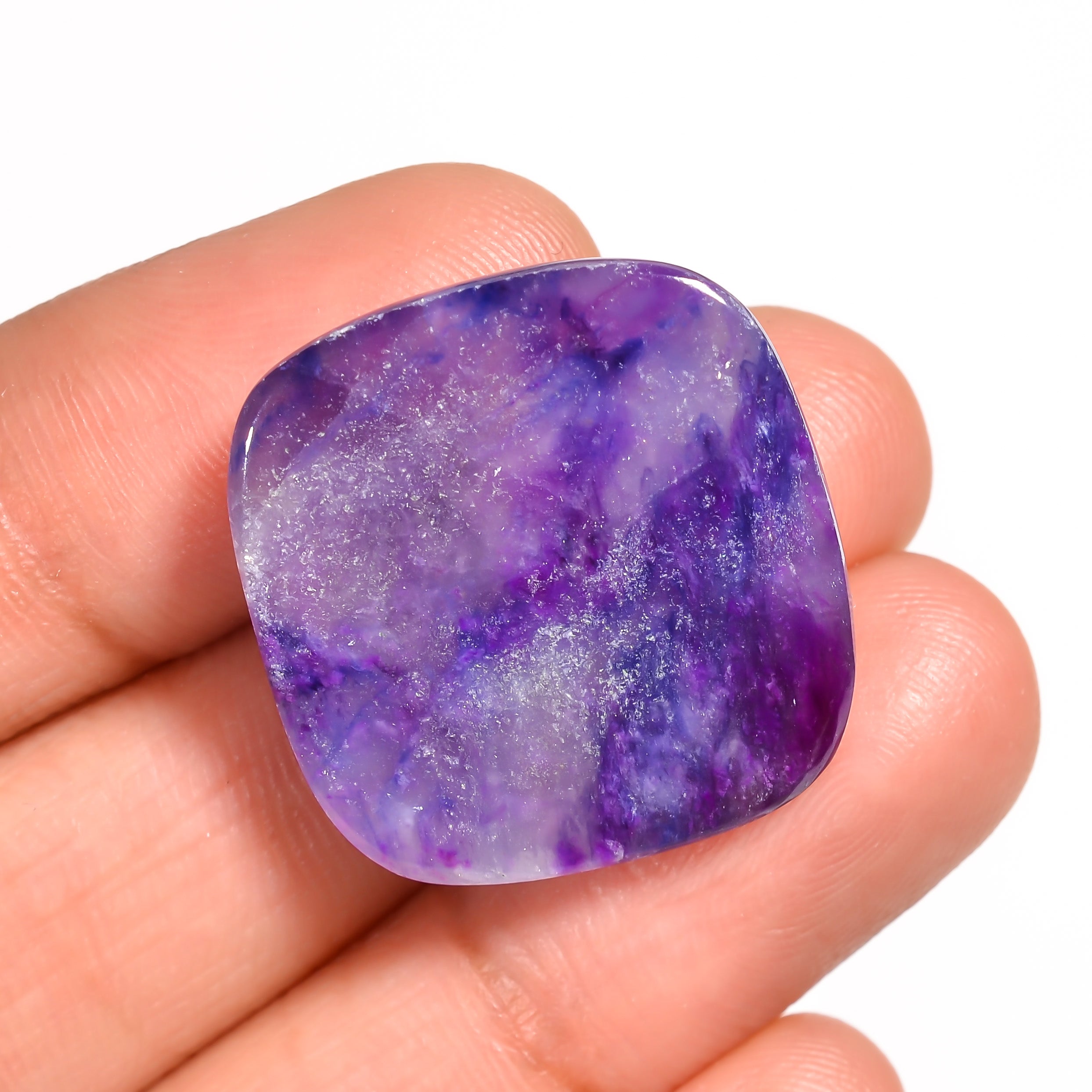 sugilite cushion shape cabochon loose gemstone